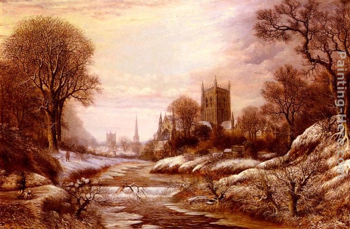 Worchester From The South West painting - Charles Leaver Worchester From The South West art painting